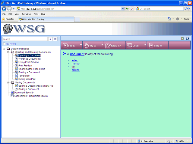 Screen image of this step