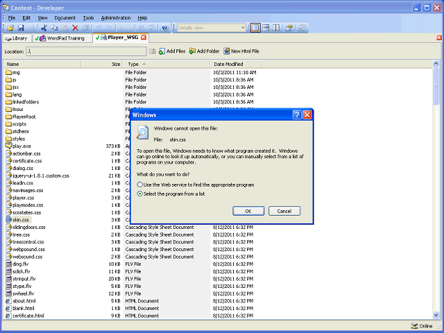 Screen image of this step
