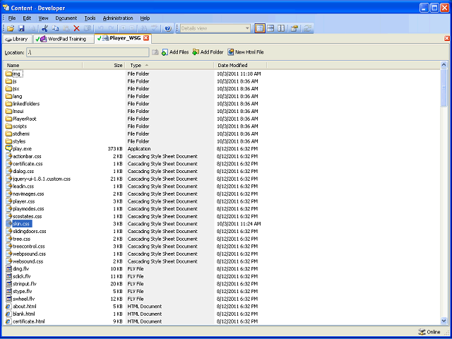 Screen image of this step