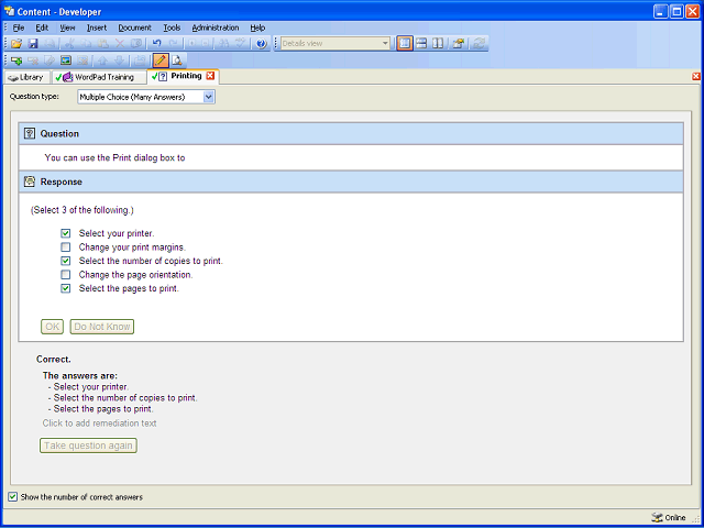Screen image of this step