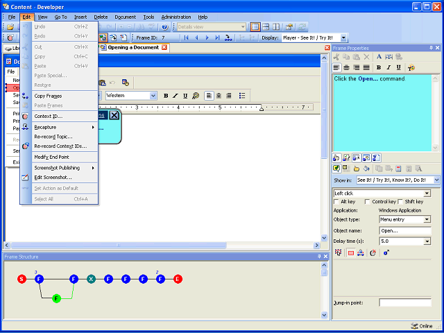 Screen image of this step