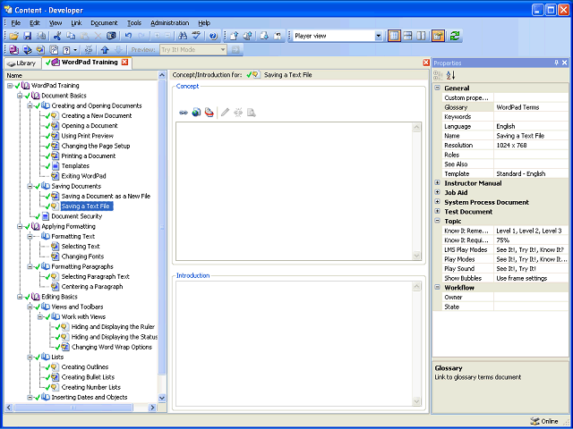 Screen image of this step