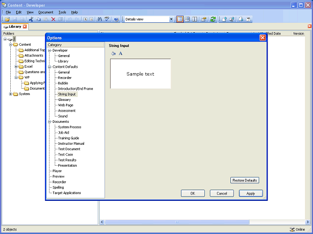 Screen image of this step