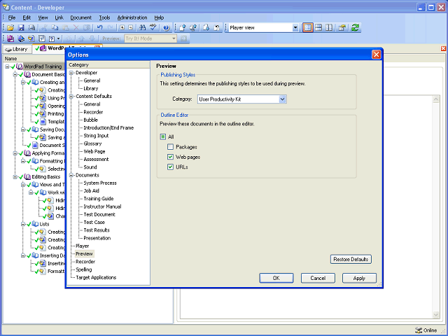 Screen image of this step