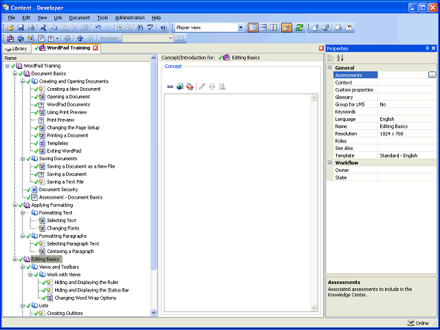 Screen image of this step