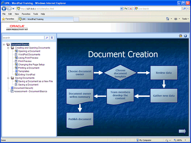 Screen image of this step