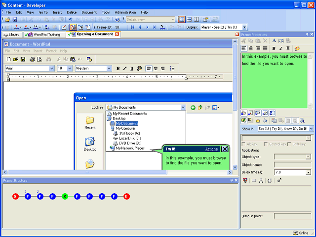 Screen image of this step