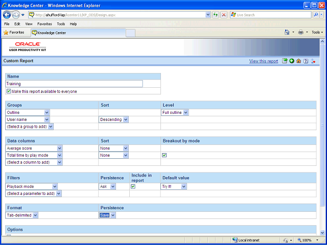Screen image of this step