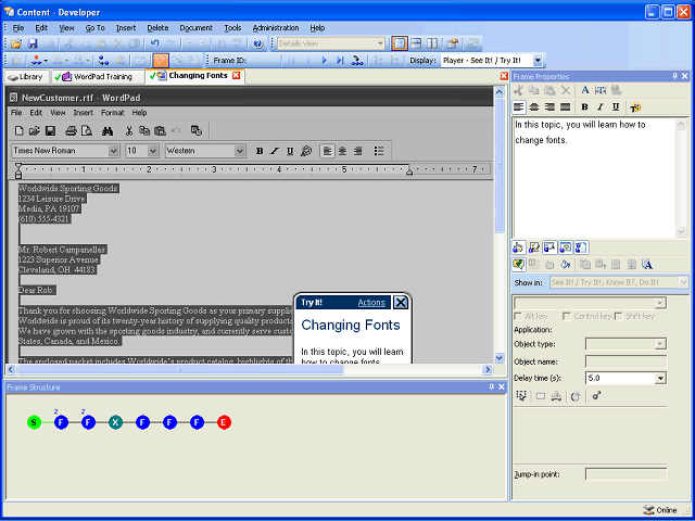 Screen image of this step