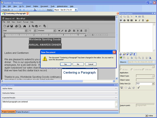Screen image of this step