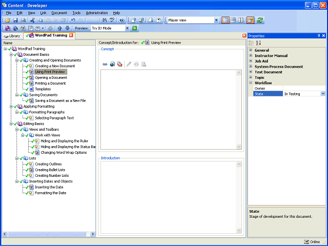 Screen image of this step