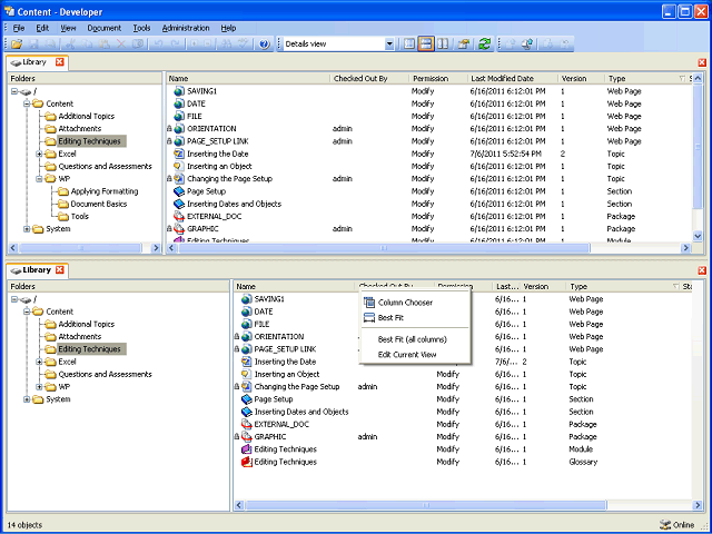 Screen image of this step