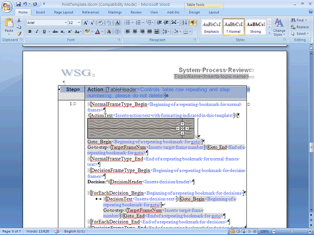 Screen image of this step