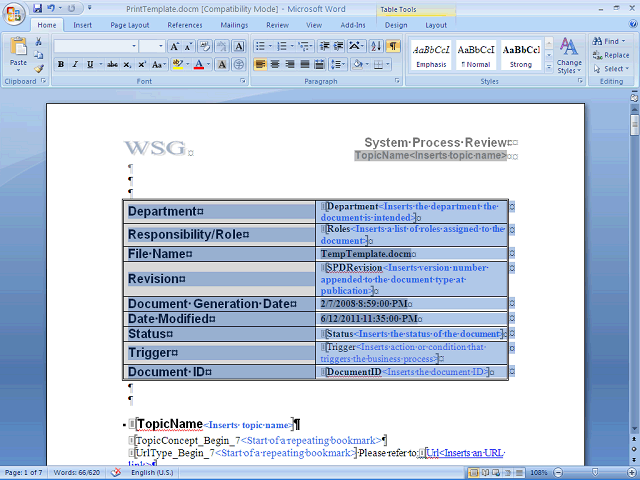 Screen image of this step