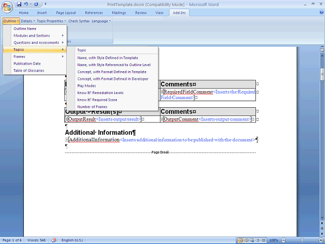 Screen image of this step