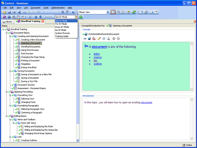 Screen image of this step