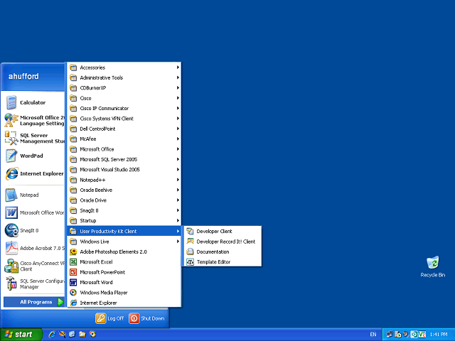 Screen image of this step