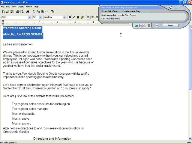 Screen image of this step