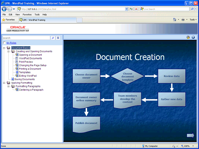 Screen image of this step