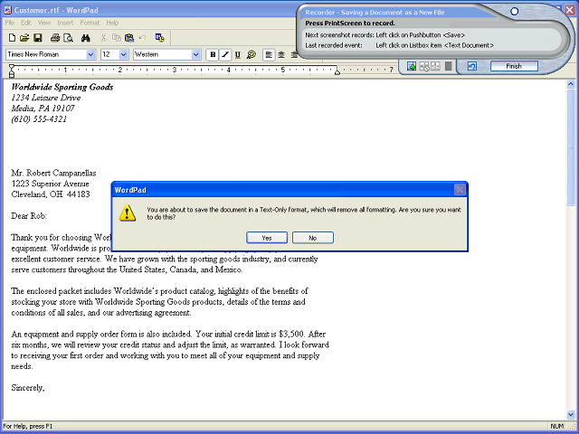 Screen image of this step