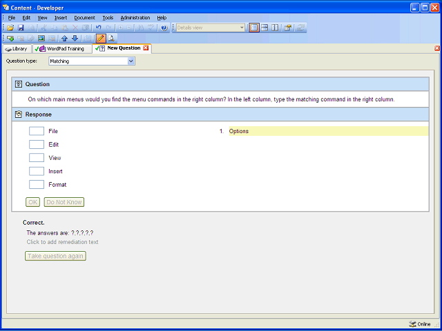 Screen image of this step