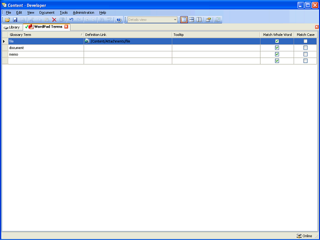Screen image of this step
