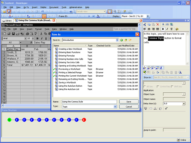 Screen image of this step