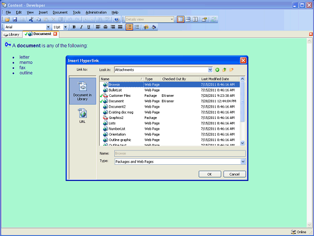 Screen image of this step