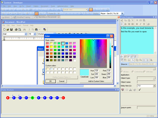 Screen image of this step