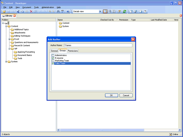 Screen image of this step