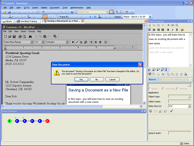 Screen image of this step
