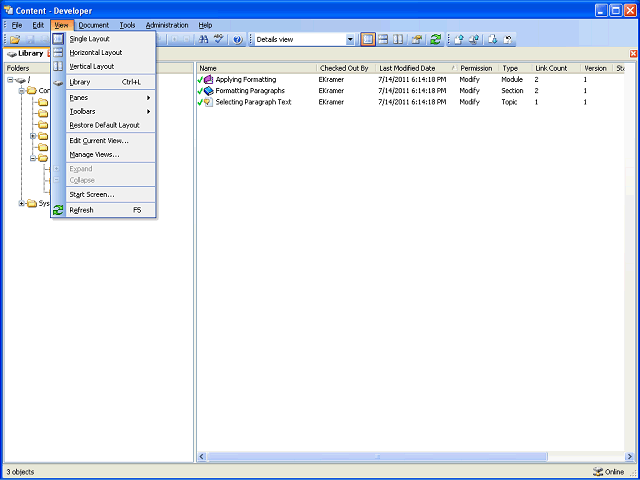 Screen image of this step