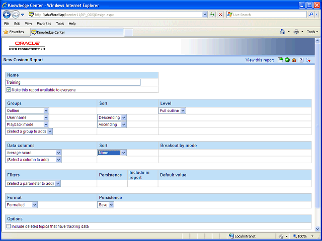Screen image of this step