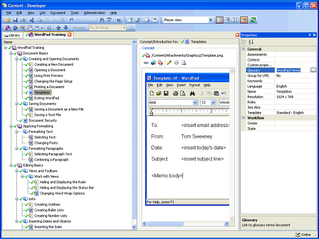 Screen image of this step