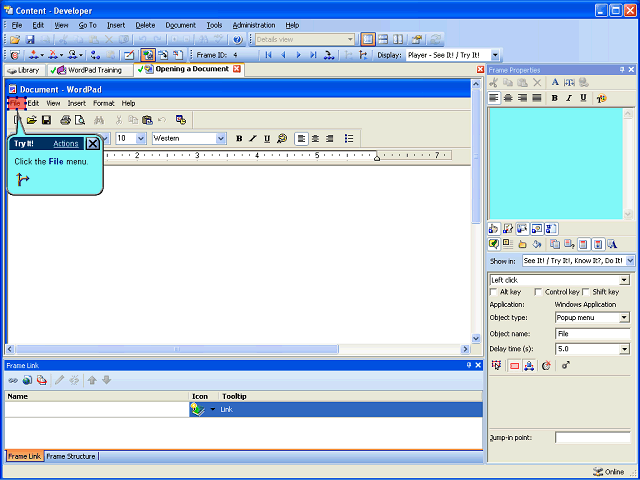 Screen image of this step