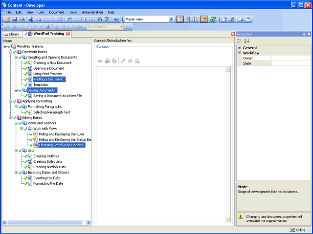 Screen image of this step