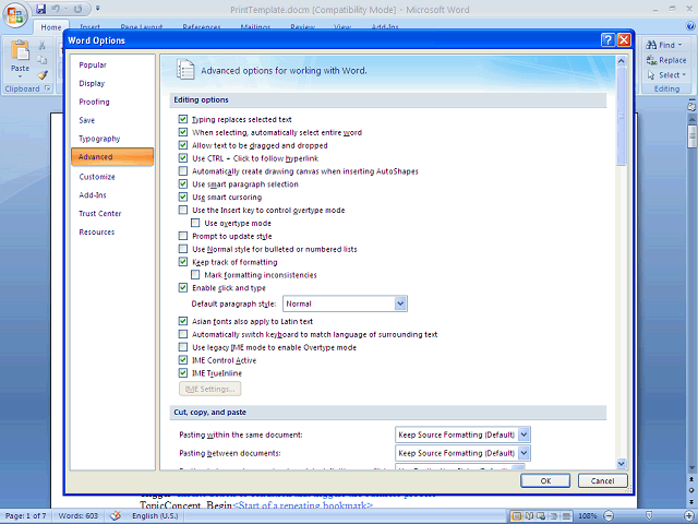 Screen image of this step