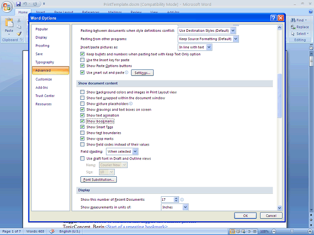 Screen image of this step