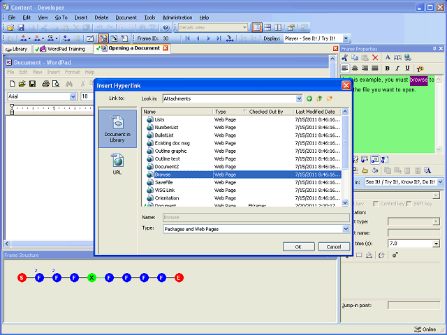Screen image of this step
