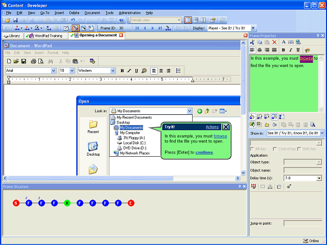Screen image of this step