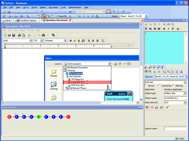 Screen image of this step