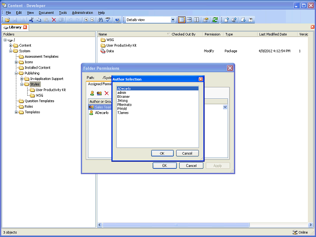 Screen image of this step
