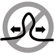 image:Do not straighten icon.