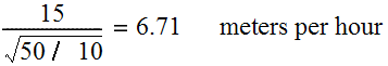 Drilling rate formula example after 50 hours of consecutive use, the drill is able to penetrate the terrain at a rate of 6.71 meters per hour.