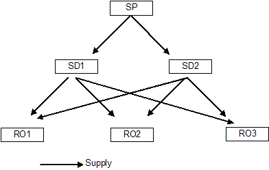 Schematic diagram of the supply chain.