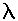 lambda; rate parameter.