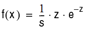 Formula for maximum extreme distribution