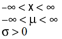 Condition for mal distribution formula