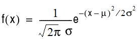 Formula for mal distribution