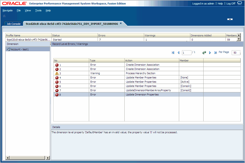 Import Results are opened as a new tab,  not a separate file attachment.